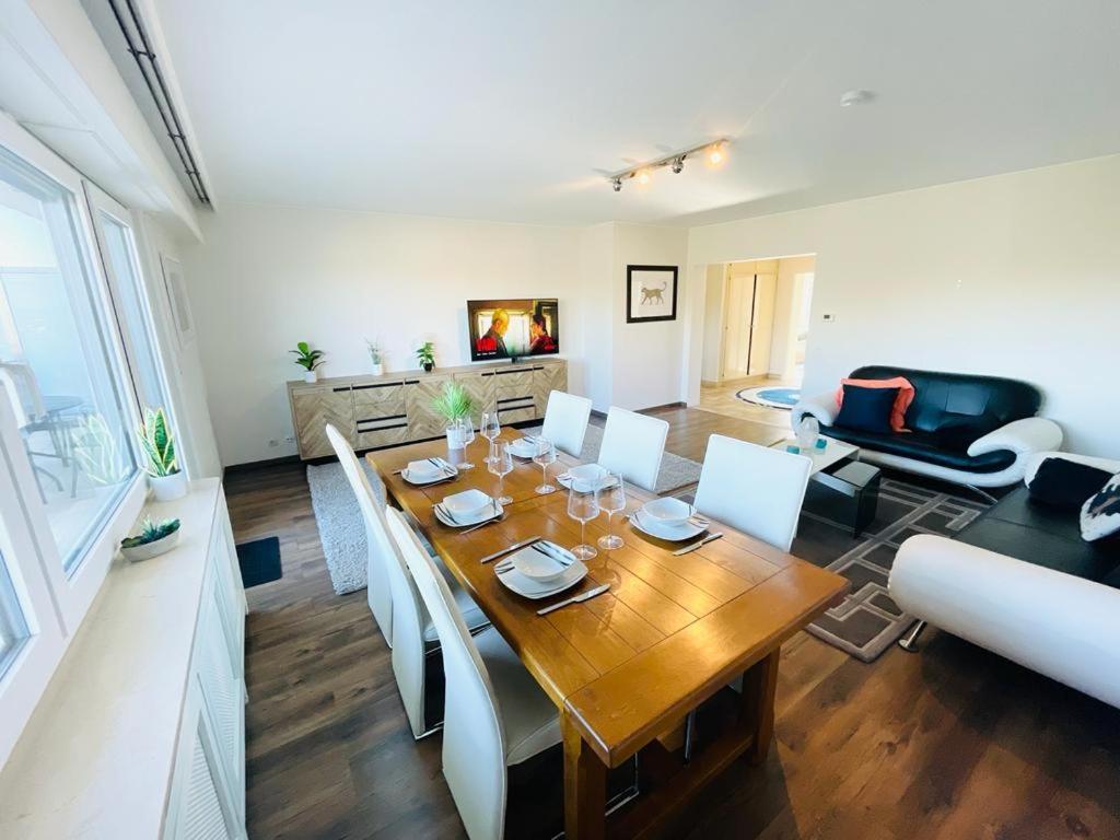 Big Penthouse 2 Bedrooms In Center With Parking And Largeterrace-41 Luxemburg Kültér fotó